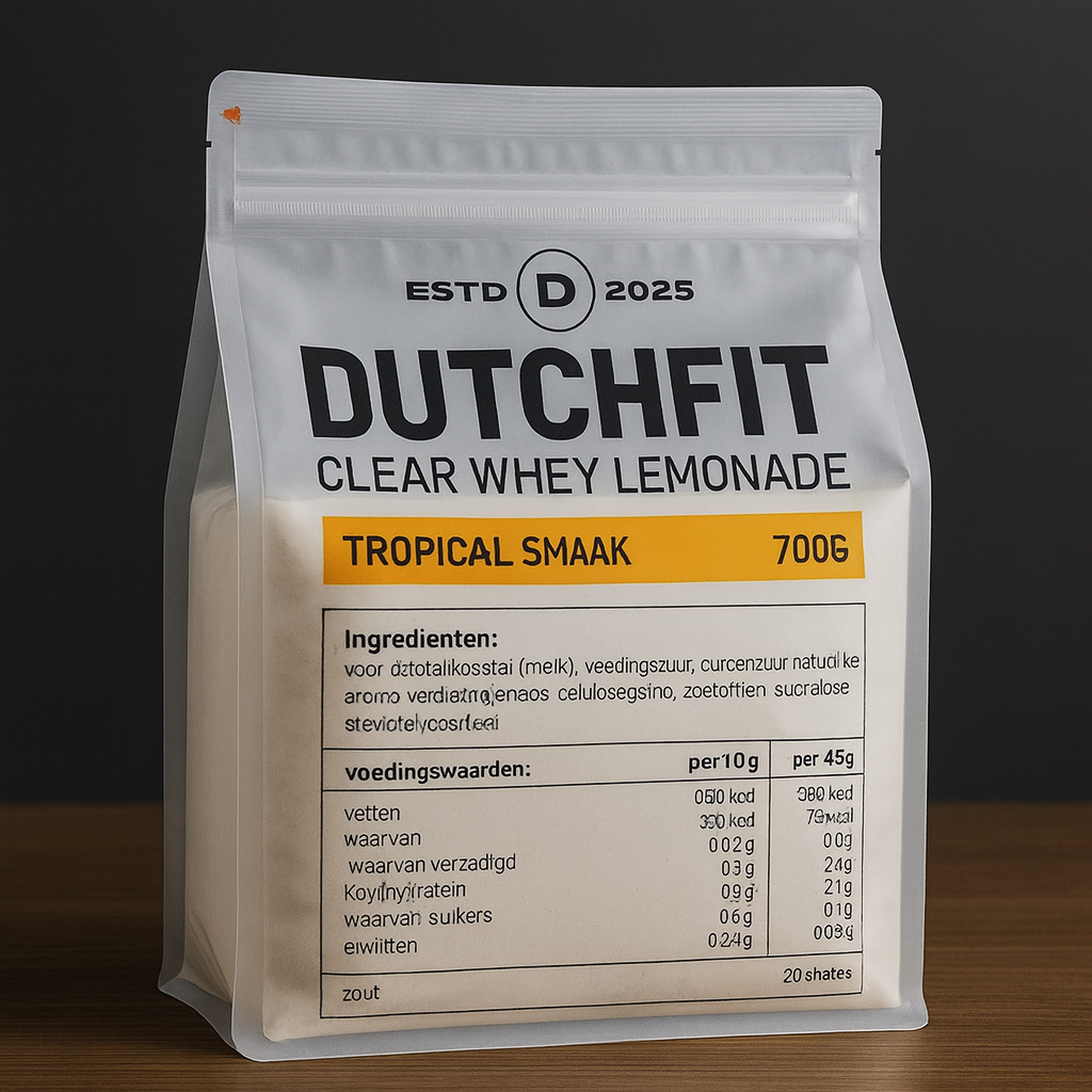 DUTCHFIT™ Clear Whey Lemonade – Tropical Smaak (700g)